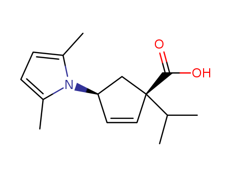 (1S,4S)-4-(2,5-dimethyl-1H-pyrrol-1-yl)-1-isopropylcyclopent-2-enecarboxylic acid