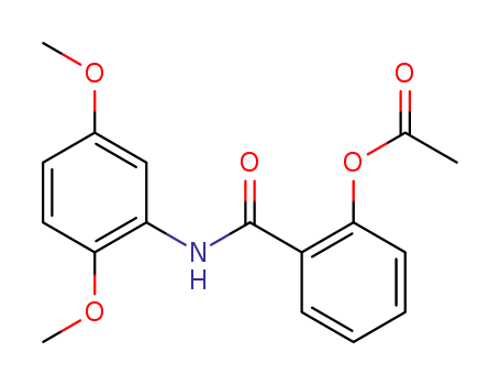 2-(2,5-dimethoxyphenylcarbamoyl)phenyl acetate