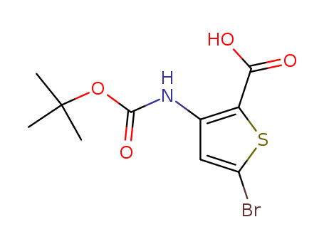 5-bromo-3-((tert-butoxycarbonyl)amino)thiophene-2-carboxylic acid