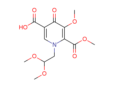 1-(2,2-diMethoxyethyl)-5-Methoxy-6-(Methoxycarbonyl)-4-oxo-1,4-dihydropyridine-3-carboxylic acid