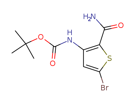 tert-butyl (5-bromo-2-carbamoylthiophen-3-yl)carbamate