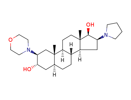 (2b,3a,5a,16b,17b)-2-(4-Morpholinyl)-16-(1-pyrrolidinyl)androstane-3,17-diol