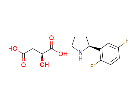 (R)-2-(2,5-difluorophenyl)pyrrolidine (R)-2-hydroxysuccinate