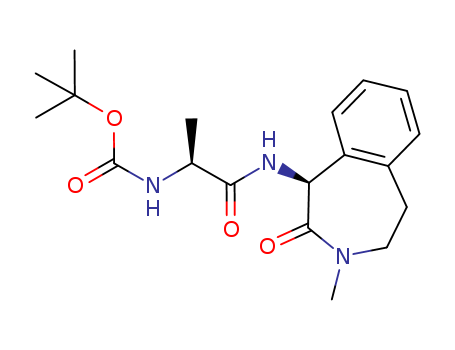 tert-butyl (S)-1-((S)-3-methyl-2-oxo-2,3,4,5-tetrahydro-1H-benzo[d]azepin-1-ylamino)-1-oxopropan-2-ylcarbamate