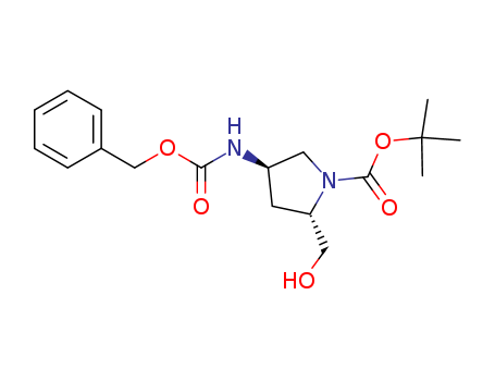 (2S,4R)-1-BOC-2-hydroxymethyl-4-CBZ-amino Pyrrolidine