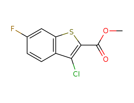 METHYL 3-CHLORO-6-FLUOROBENZO[B]THIOPHENE-2-CARBOXYLATE