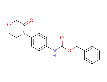 benzyl 4-(3-oxomorpholino)phenylcarbamate