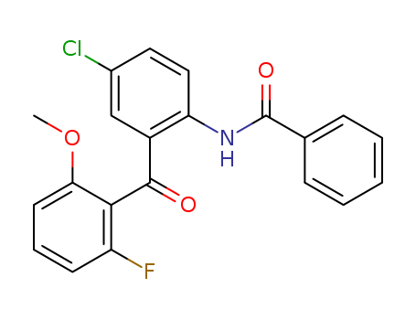 N-(4-chloro-2-(2-fluoro-6-methoxybenzoyl)phenyl)benzamide