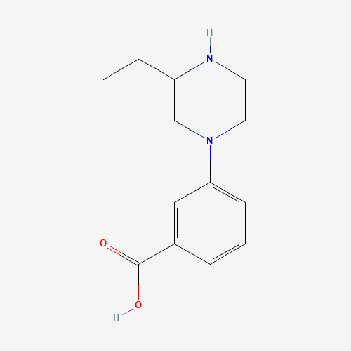 1-(3-carboxyphenyl)-3-ethyl-piperazine