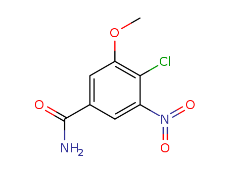 4-chloro-3-methoxy-5-nitrobenzamide