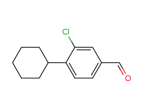 3-chloro-4-cyclohexylbenzaldehyde