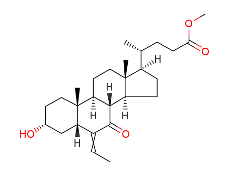 (R)-methyl 4-((3R,5R,8R,9S,10R,13R,14S,17R)-6-ethylidene-3-hydroxy-10,13-dimethyl-7-oxohexadecahydro-1H-cyclopenta[a]phenanthren-17-yl)pentanoate