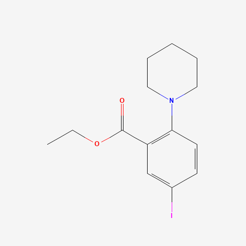 ethyl 5-iodo-2-(piperidin-1-yl)benzoate