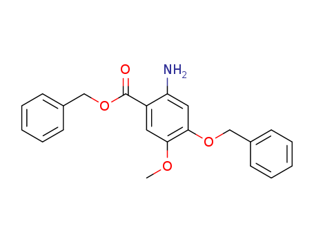 benzyl 2-amino-4-(benzyloxy)-5-methoxybenzoate