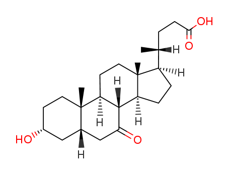 (R)-4-((3R,5S,8R,9S,10S,13R,14S,17R)-3-hydroxy-10,13-dimethyl-7-oxohexadecahydro-1H-cyclopenta[a]phenanthren-17-yl)pentanoic acid