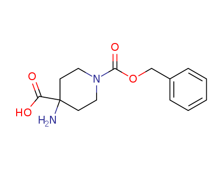 4-amino-1-(benzyloxycarbonyl)piperidine-4-carboxylic acid