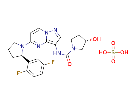 (S)-N-(5-((R)-2-(2,5-difluorophenyl)pyrrolidin-1-yl)pyrazolo[1,5-a]pyrimidin-3-yl)-3-hydroxypyrrolidine-1-carboxamide sulfate