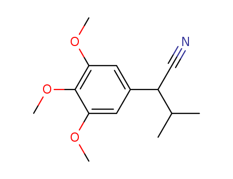 3-methyl-2-(3,4,5-trimethoxyphenyl)butanenitrile