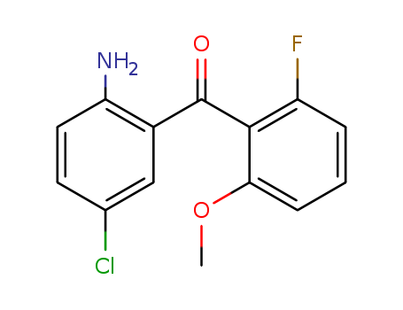 (2-amino-5-chlorophenyl)(2-fluoro-6-methoxyphenyl)methanone