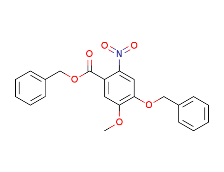 benzyl 4-(benzyloxy)-5-methoxy-2-nitrobenzoate