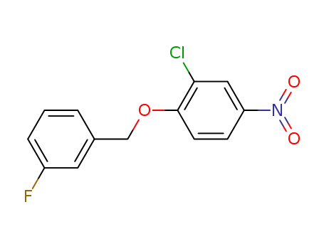 2-Chloro-1-(3-fluoro-benzyloxy)-4-nitro-benzene