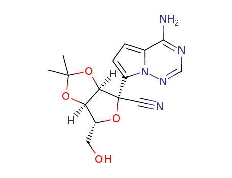 (3aR,4R,6R,6aR)-4-(4-aminopyrrolo[2,1-f][1,2,4]triazin-7-yl)-6-(hydroxymethyl)-2,2-dimethyltetrahydrofuro[3,4-d][1,3]dioxole-4-carbonitrile