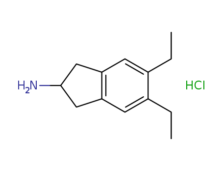 5,6-diethyl-2,3-dihydro-1H-inden-2-amine hydrochloride