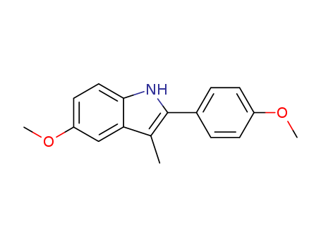 2-(4-METHOXYPHENYL)-3-METHYL-5-METHOXYINDOLE