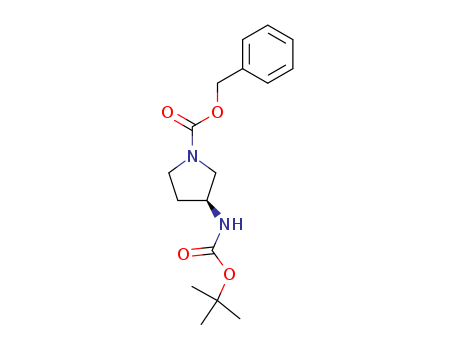 S-1-CBZ-3-BOC-amino pyrrolidine