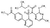 methyl 4-(3-(N-(isobutoxycarbonyl)-N-(3-methoxy-5-methylpyrazin-2-yl)sulfamoyl)pyridin-2-yl)benzoate