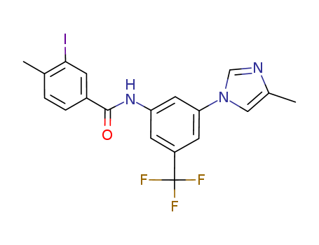 3-iodo-4-methyl-N-(3-(4-methyl-1H-imidazol-1-yl)-5-(trifluoromethyl)phenyl)benzamide