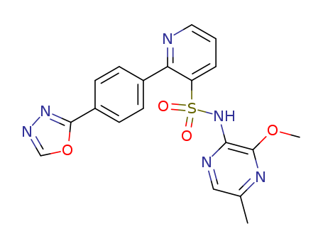 2-(4-(1,3,4-oxadiazol-2-yl)phenyl)-N-(3-methoxy-5-methylpyrazin-2-yl)pyridine-3-sulfonamide