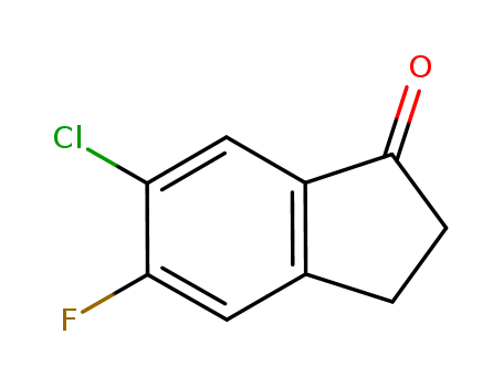 6-chloro-5-fluoro-2,3-dihydro-1H-inden-1-one