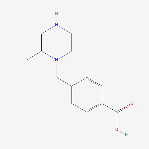 1-(4-carboxyphenyl methyl)-2-methyl piperazine