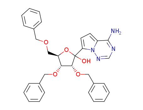 (3R,4R,5R)-2-(4-aminopyrrolo[2,1-f][1,2,4]triazin-7-yl)-3,4-bis(benzyloxy)-5-((benzyloxy)methyl)tetrahydrofuran-2-ol