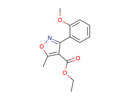 ethyl 3-(2-methoxyphenyl)-5-methylisoxazole-4-carboxylate