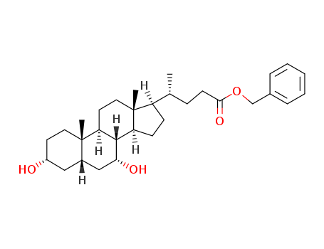 benzyl (4R)-4-((3R,5S,7R,10S,13R,17R)-3,7-dihydroxy-10,13-dimethylhexadecahydro-1H-cyclopenta[a]phenanthren-17-yl)pentanoate