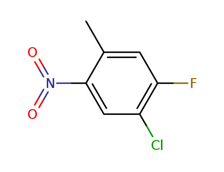 1-chloro-2-fluoro-4-methyl-5-nitrobenzene