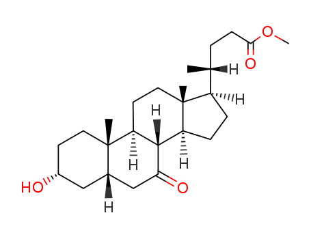 (R)-methyl 4-((3R,5S,8R,9S,10S,13R,14S,17R)-3-hydroxy-10,13-dimethyl-7-oxohexadecahydro-1H-cyclopenta[a]phenanthren-17-yl)pentanoate