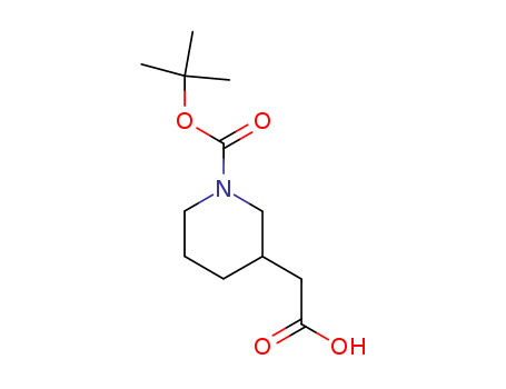 2-(1-(tert-butoxycarbonyl)piperidin-3-yl)acetic acid