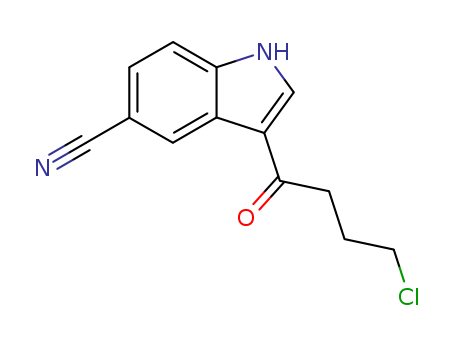 3-(4-chlorobutanoyl)-1H-indole-5-carbonitrile