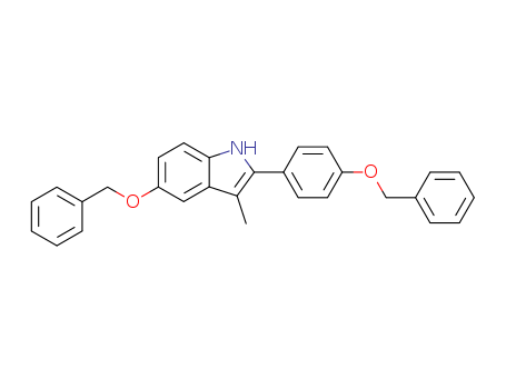 5-Benzyloxy-2-(4-benzyloxy-phenyl)-3-methyl-1H-indole