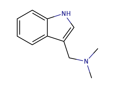 (1H-INDOL-3-YLMETHYL)-DIMETHYL-AMINE
(GRAMINE)