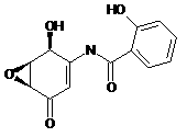 Cis(+/-)-2-hydroxy-N-(2-hydroxy-5-oxo-7-oxabicyclo[4.1.0]hept-3-en-3-yl)benzamide