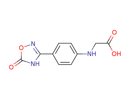 2-(4-(5-oxo-4,5-dihydro-1,2,4-oxadiazol-3-yl)phenylamino)acetic acid