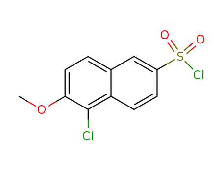 5-chloro-6-methoxynaphthalene-2-sulfonyl chloride