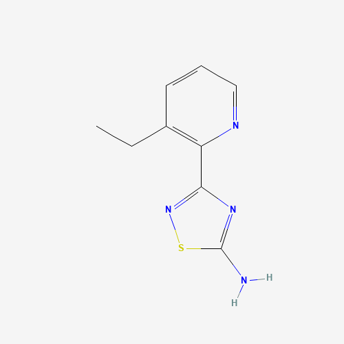 3-(3-ethylpyridin-2-yl)-1,2,4-thiadiazol-5-amine