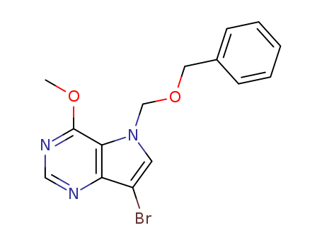 5-(BENZYLOXYMETHYL)-7-BROMO-4-METHOXY-5H-PYRROLO[3,2-D]PYRIMIDINE