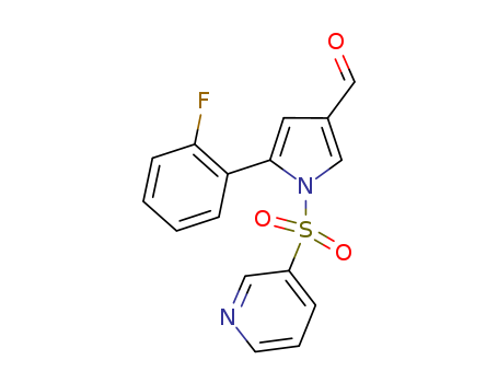 5-(2-fluorophenyl)-1-(pyridin-3-ylsulfonyl)-1H-pyrrole-3-carbaldehyde