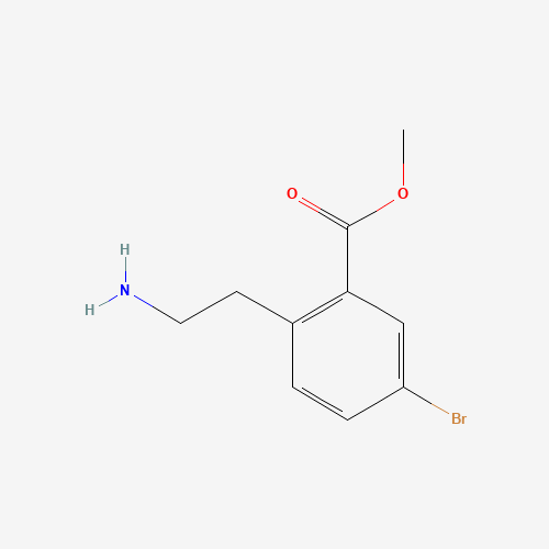 methyl 2-(2-aminoethyl)-5-bromobenzoate